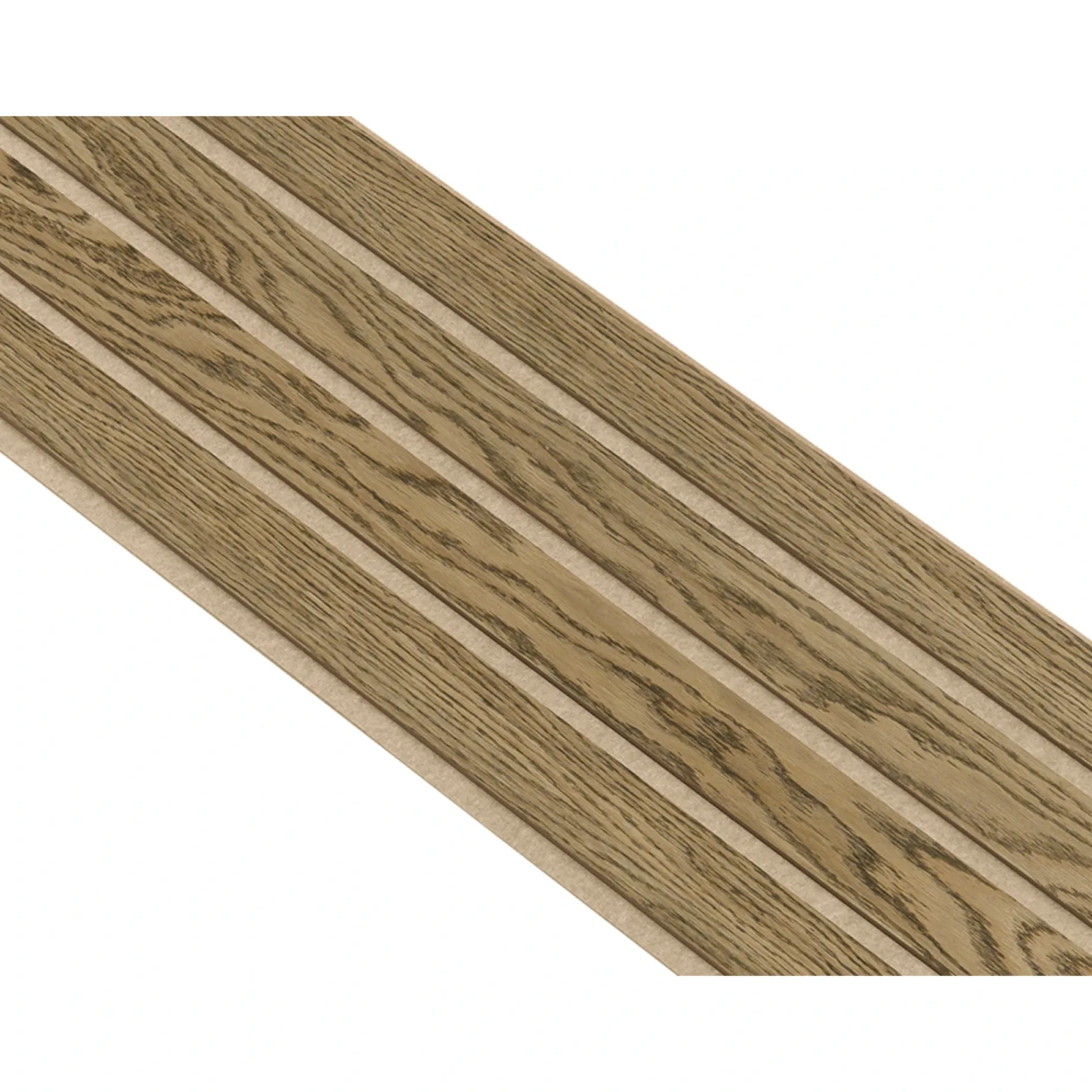 New I-Wood AKUSTIKPANEL EG MØRKEBRUN OLIE 16 X 300 X 2400 MM