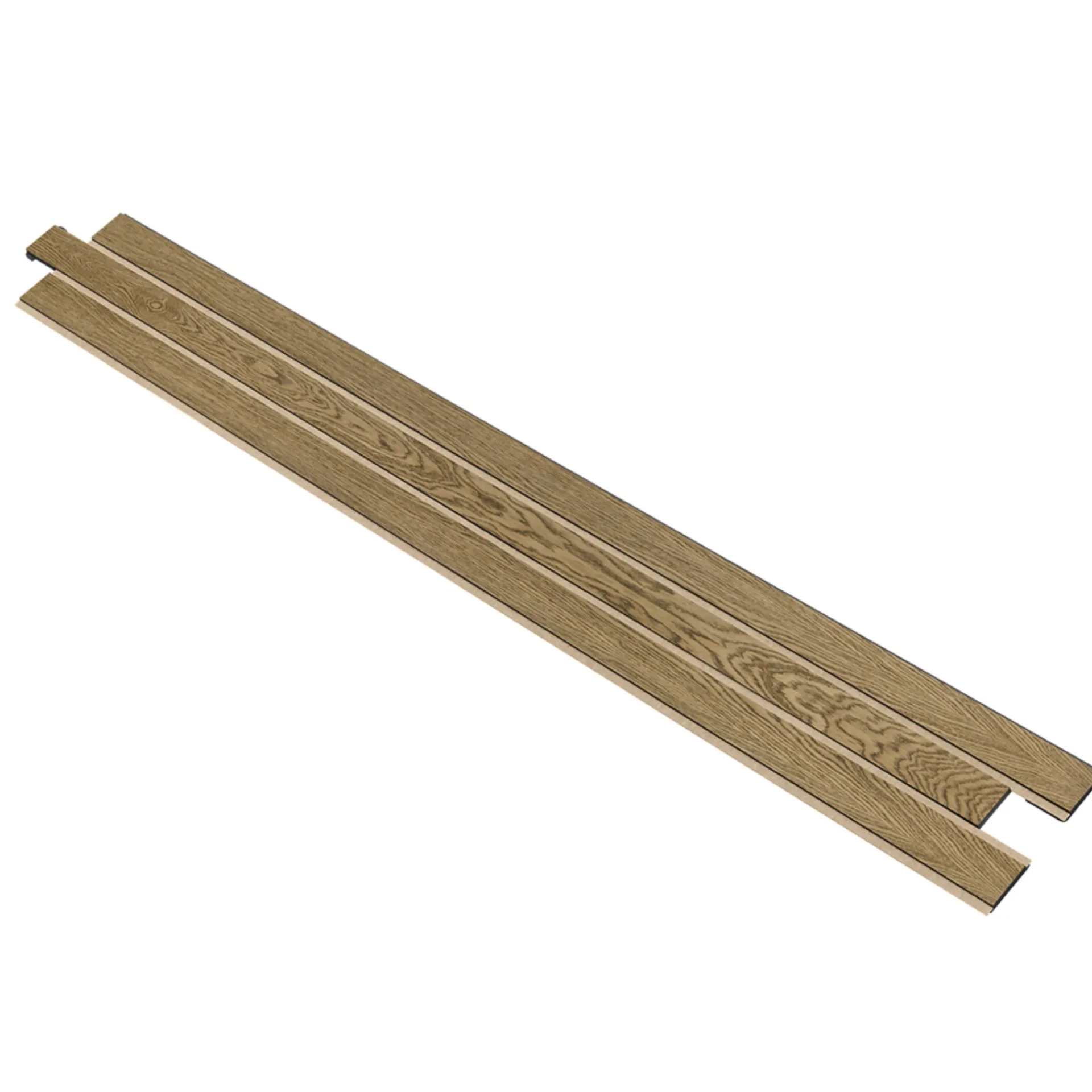 I-Wood AKUSTIKPANEL EG MØRKEBRUN OLIE 17 X 300 X 2400 MM