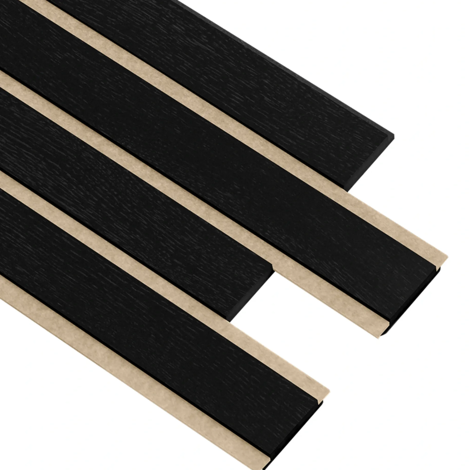 New I-Wood AKUSTIKPANEL EG SORT 17 X 300 X 2400 MM