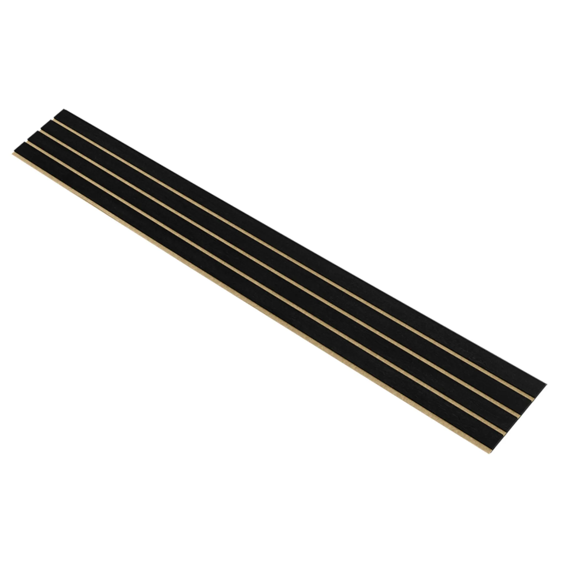 Clearance I-Wood AKUSTIKPANEL EG SORTMALET 17 X 300 X 2400 MM