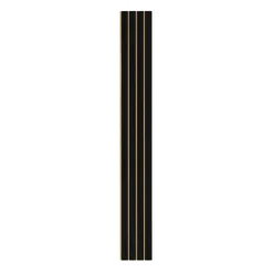 Clearance I-Wood AKUSTIKPANEL EG SORTMALET 17 X 300 X 2400 MM