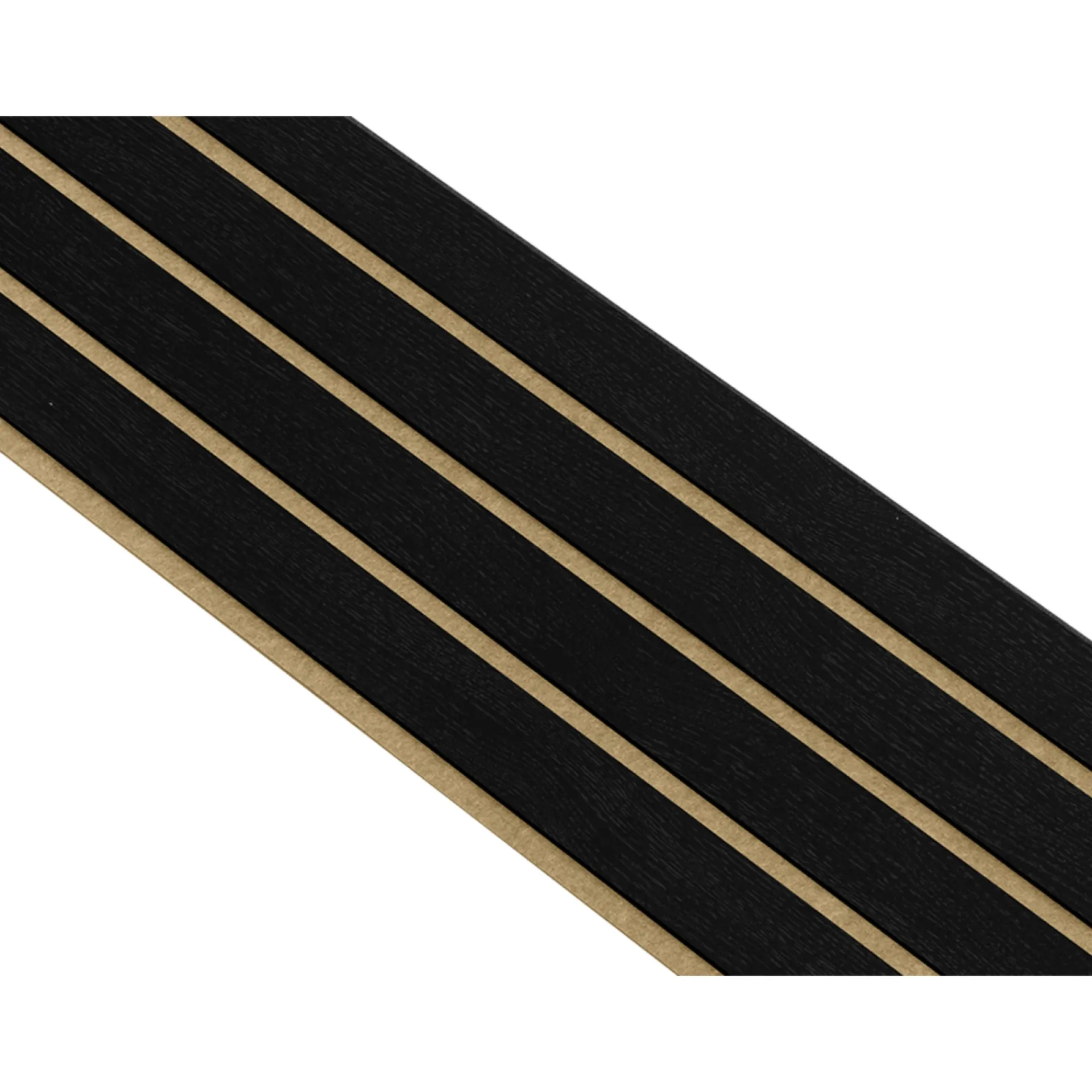 Clearance I-Wood AKUSTIKPANEL EG SORTMALET 17 X 300 X 2400 MM