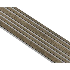 Clearance I-Wood AKUSTIKPANEL EG SORT OLIE 17 X 300 X 2400 MM
