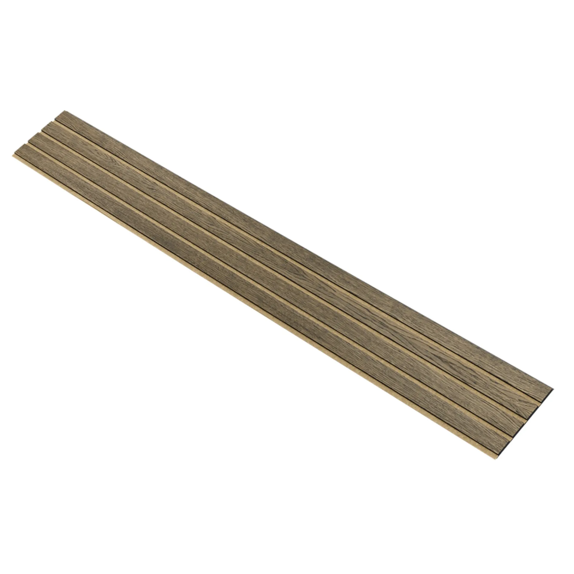 Clearance I-Wood AKUSTIKPANEL EG SORT OLIE 17 X 300 X 2400 MM
