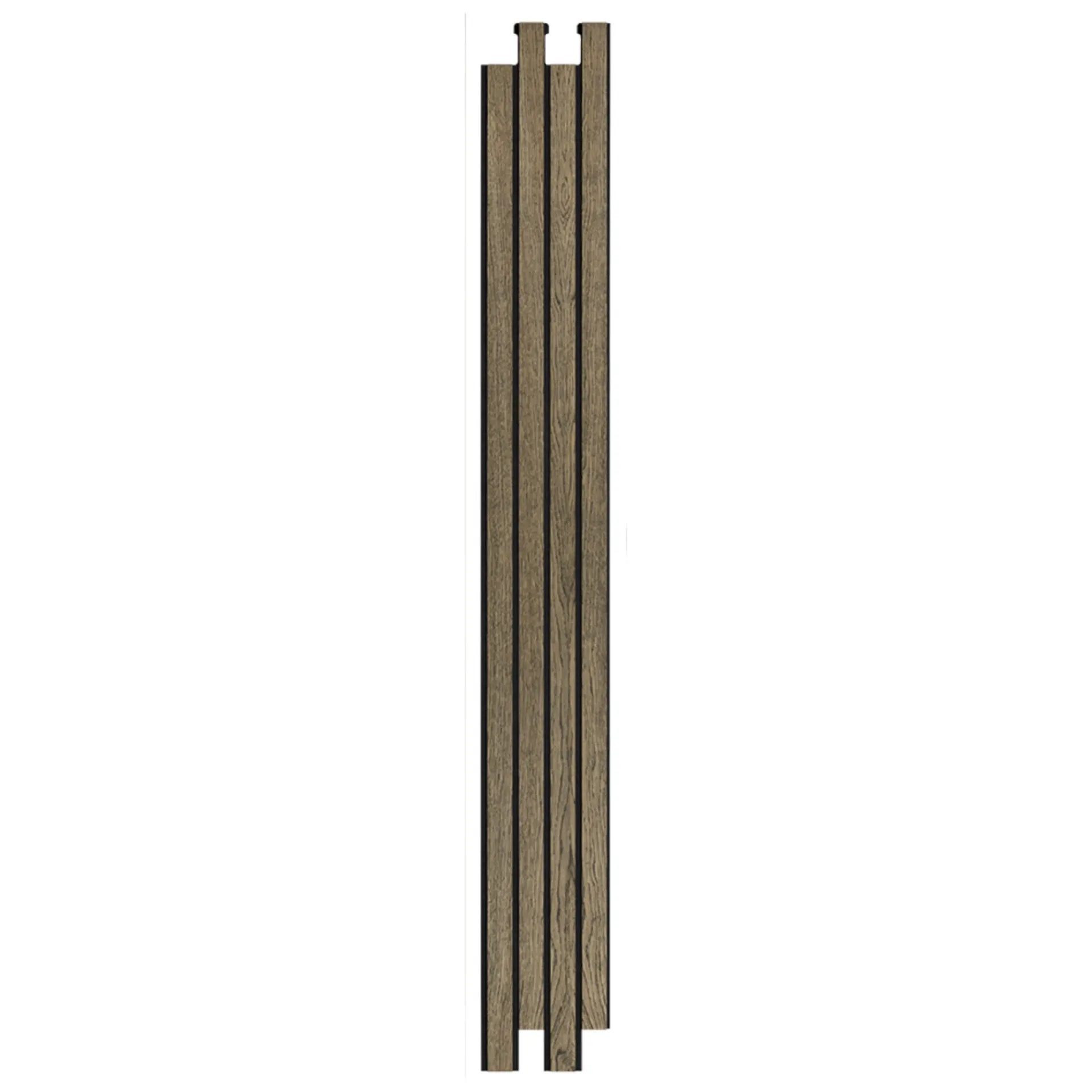 Clearance I-Wood AKUSTIKPANEL EG SORT OLIE 17 X 300 X 2400 MM