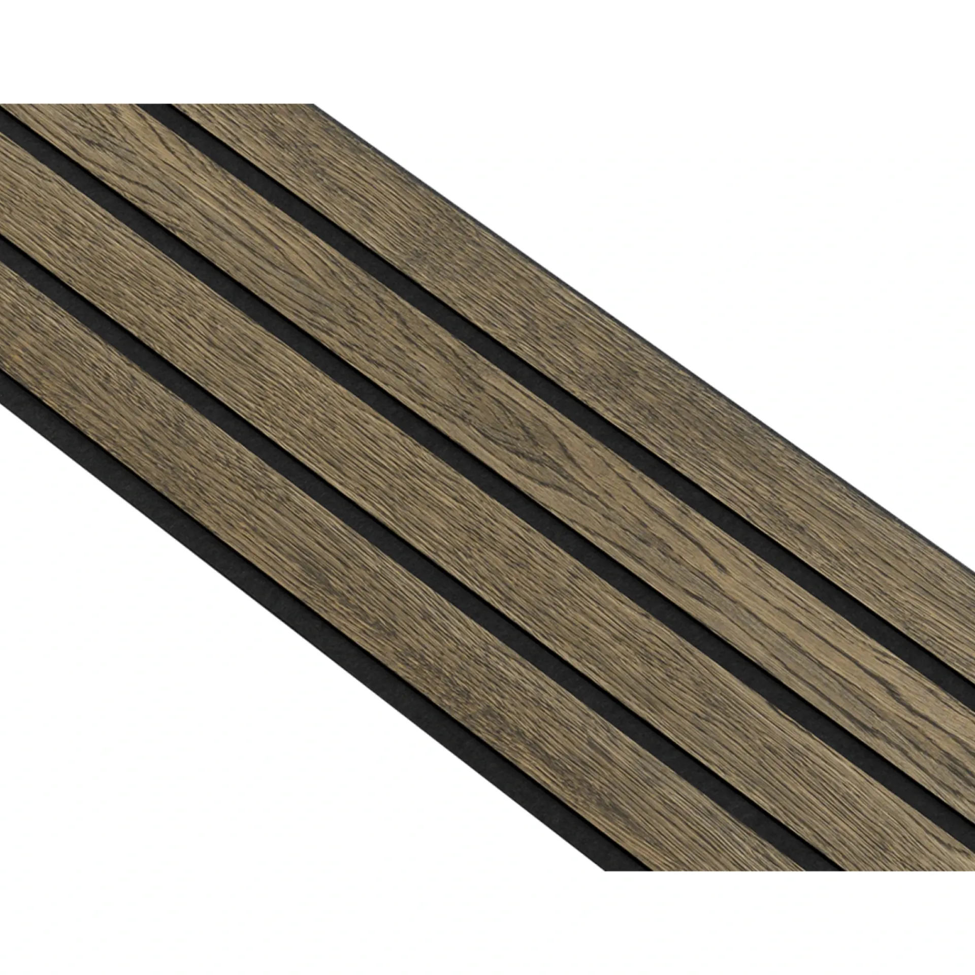 Clearance I-Wood AKUSTIKPANEL EG SORT OLIE 17 X 300 X 2400 MM