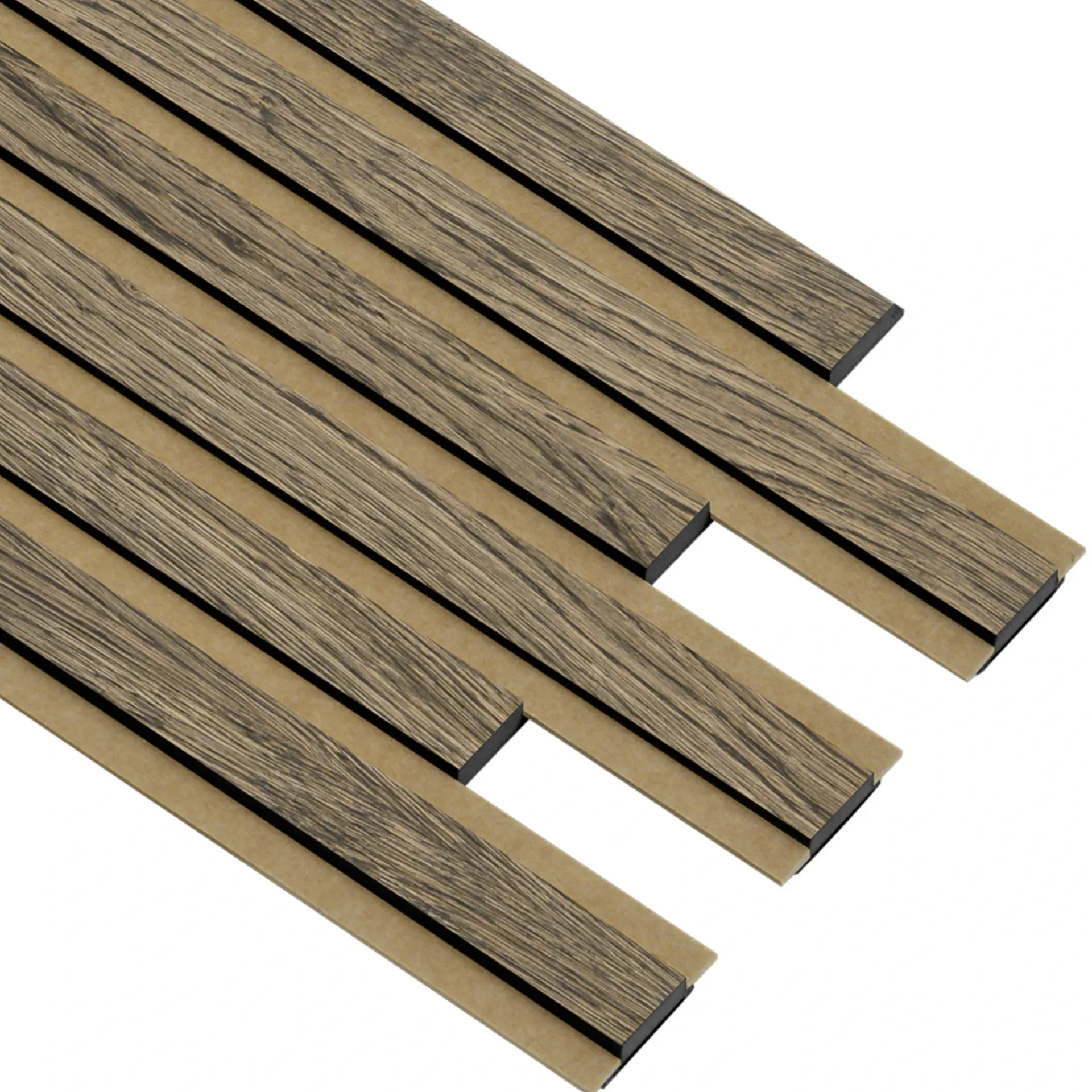 New I-Wood AKUSTIKPANEL EG SORT OLIE 17 X 300 X 2400 MM