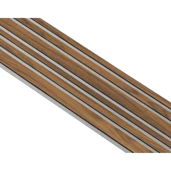 New I-Wood AKUSTIKPANEL VALNØD 17 X 300 X 2400 MM