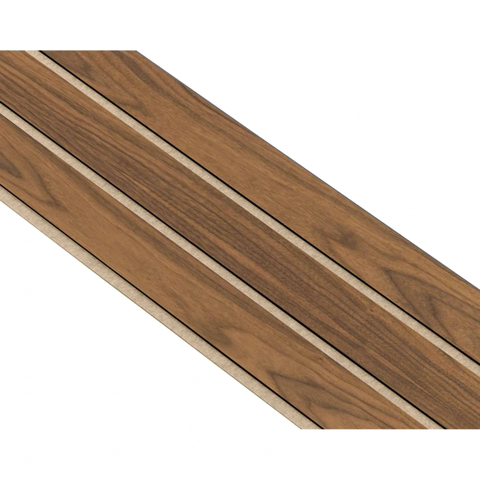 Clearance I-Wood AKUSTIKPANEL VALNØD 17 X 300 X 2400 MM