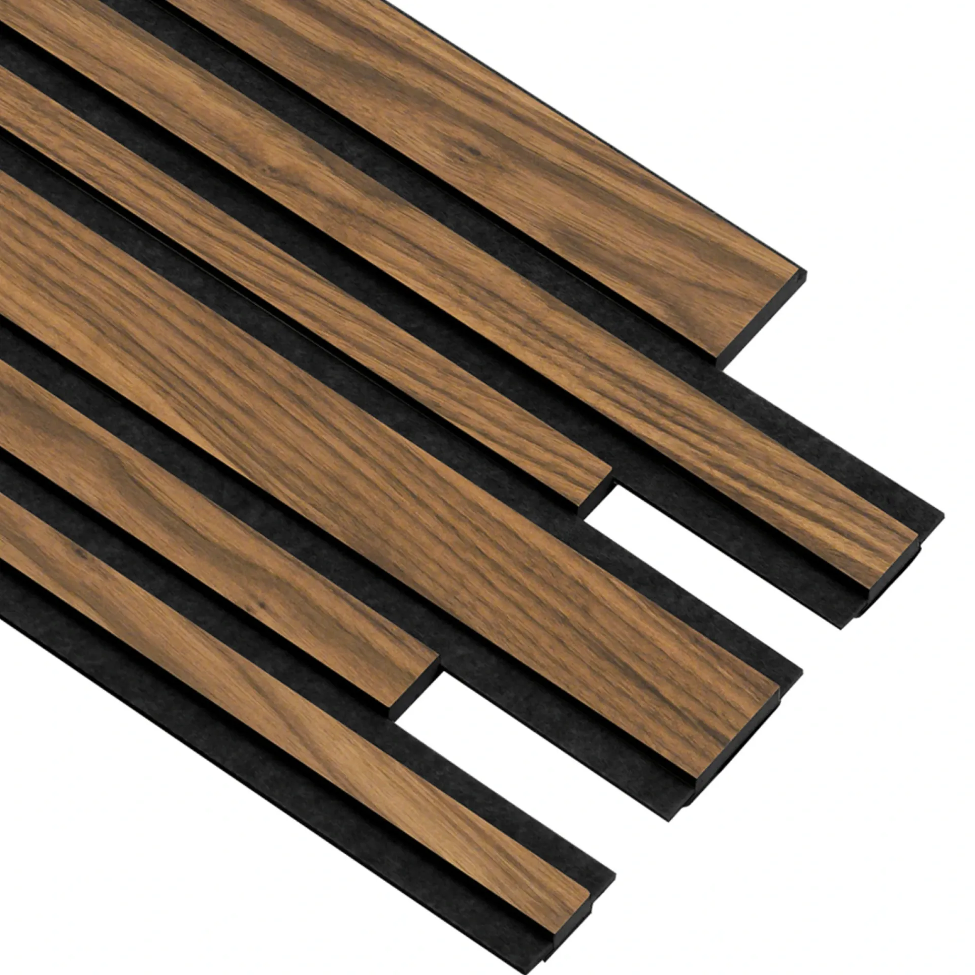 New I-Wood AKUSTIKPANEL VALNØD 17 X 300 X 2400 MM