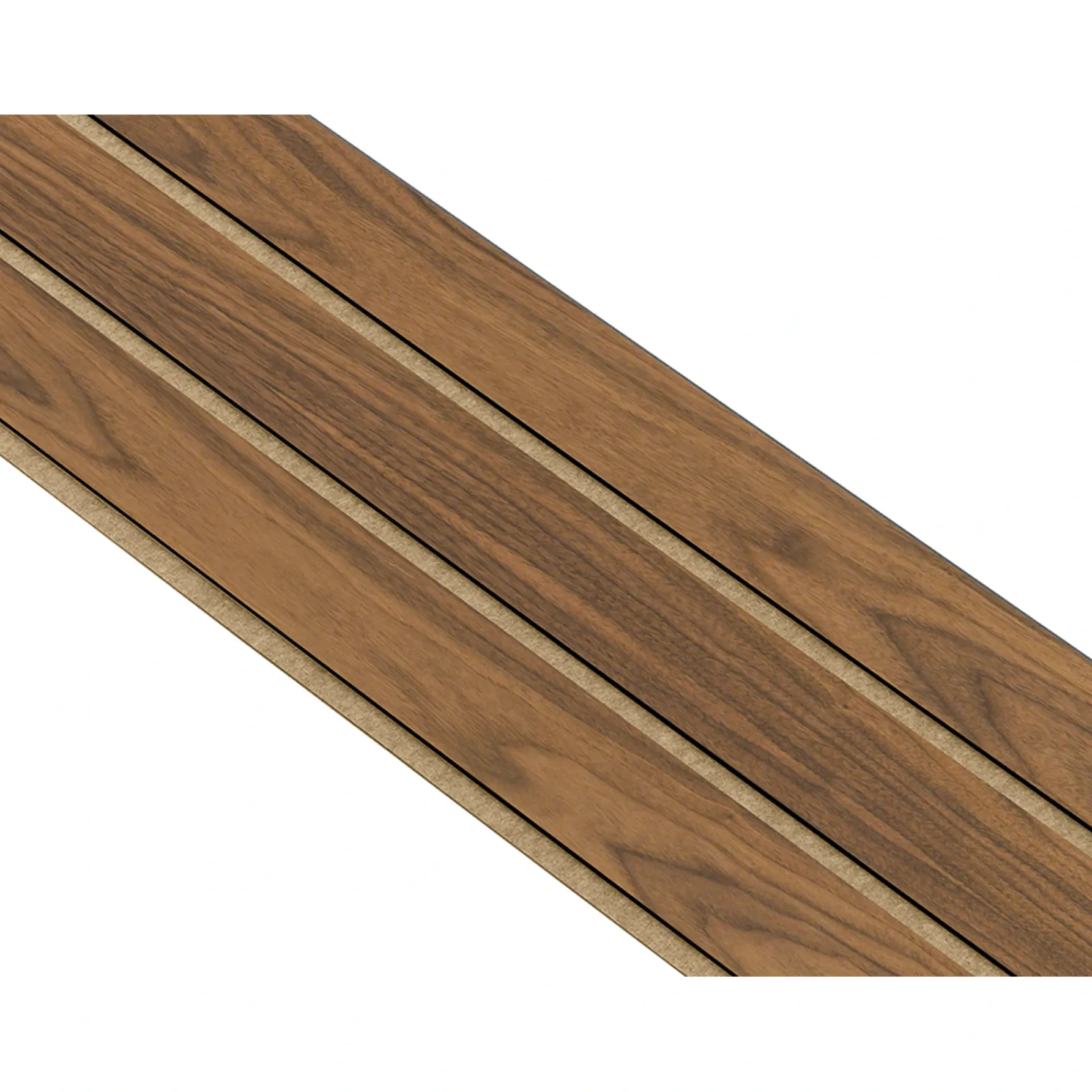Clearance I-Wood AKUSTIKPANEL VALNØD 17 X 300 X 2400 MM
