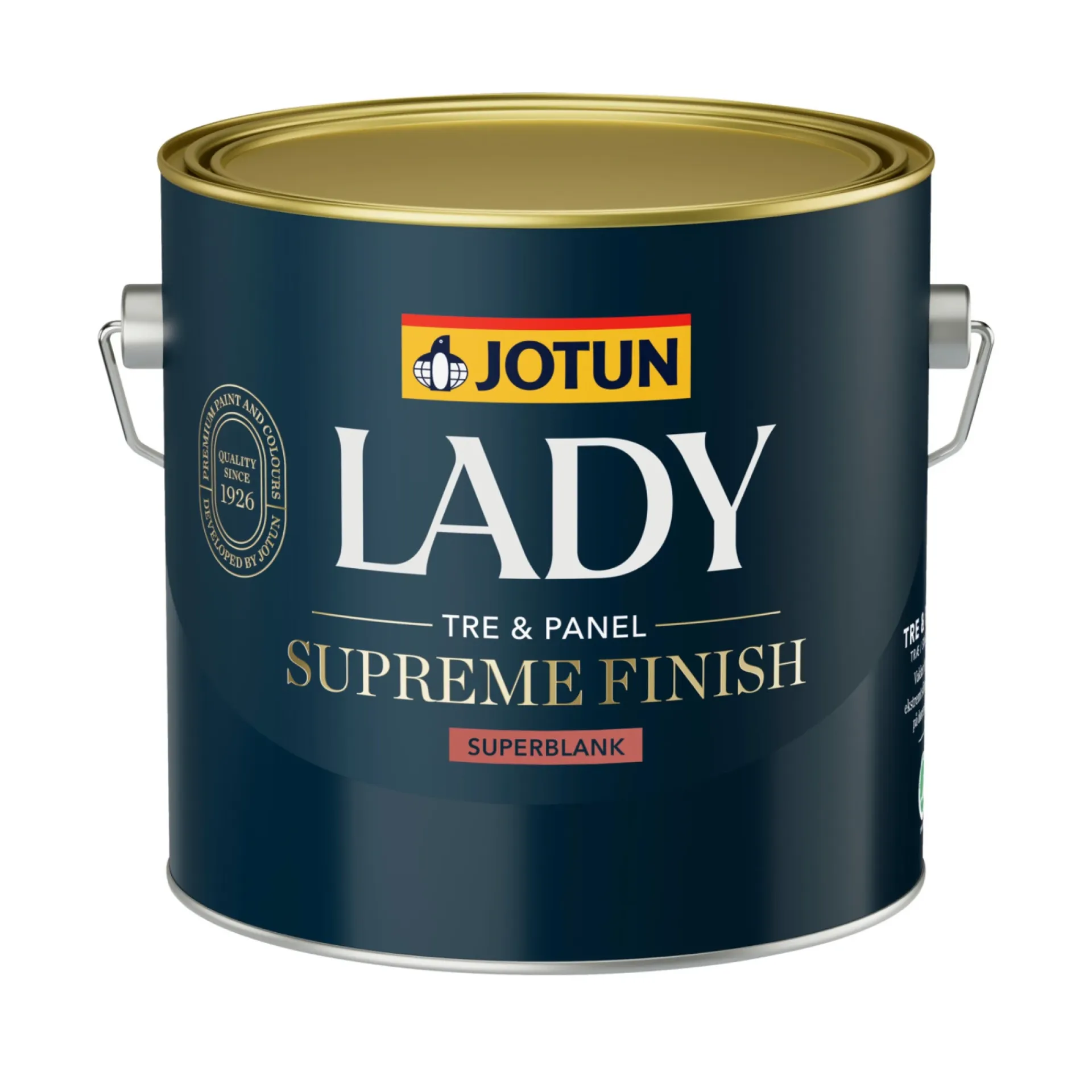 Online Jotun LADY SUPREME FINISH 80 TRÆ- OG LISTEMALING 2,7 L HVID