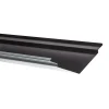 Outlet Jual SORT ALU-PROFIL 1BS, 7" DOBBELT INKL. BLINDFALS SKOTRENDE 1 M