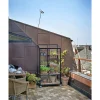 Sale Juliana CITY GREENHOUSE VÆGDRIVHUS 4 MM HÆRDET GLAS HELE BANER SORT 0,32 M2