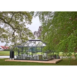 Best Juliana GRAND OASE ORANGERI 3 MM HÆRDET GLAS HELE BANER ANTRACIT 18,8 M2