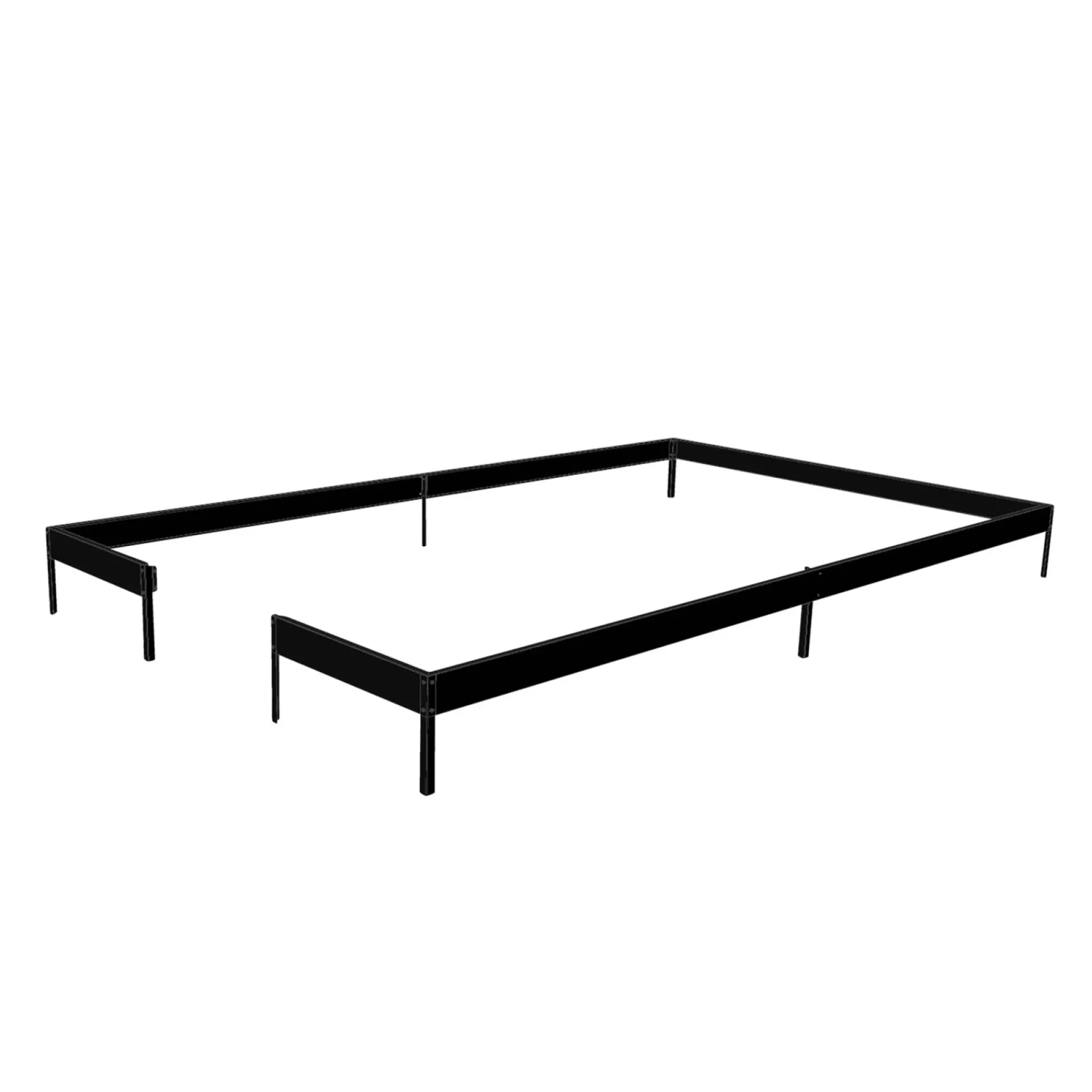 Clearance Juliana COMPACT STÅLFUNDAMENT SORT 6,6 M2