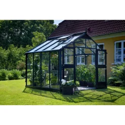 Sale Juliana PREMIUM EKSKL. SOKKEL DRIVHUS 10 MM POLY ANTRACIT 8,8 M2