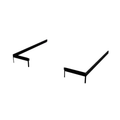 New Juliana VERANDA VÆGDRIVHUS 3MM HÆRD GLAS HELE BANER,10MM POLYTAG ANTRACIT 6,6 M2