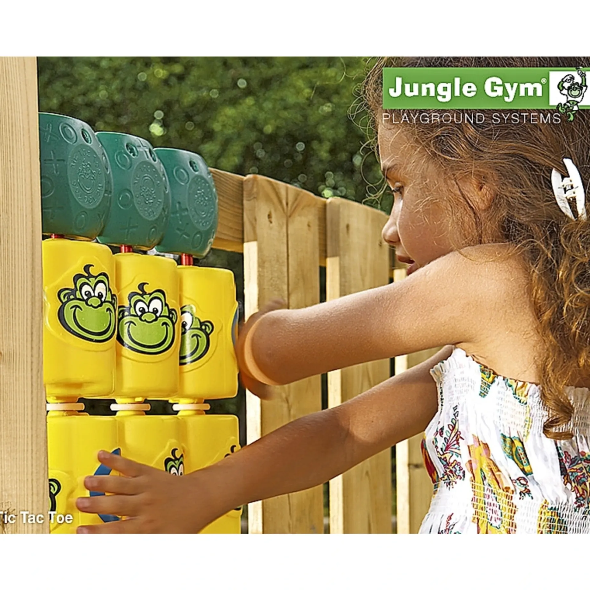 New Jungle Gym TIC-TAC-TOE SPIL TIL LEGETÅRN FLERFARVET PLASTIK