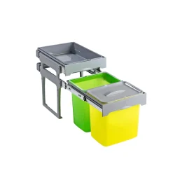 New Juvel TANK40 AFFALDSSTATIV GRÅ/BLÅ/GRØN 16+16 L