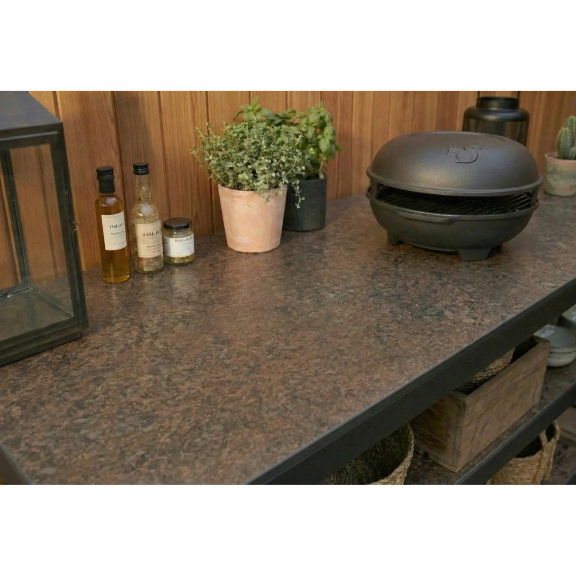 Best Keflico COMPACT SOAP STONE/ANTICO TERRA BORDPLADE STENGRÅ 620 X 3000 X 12 MM