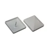 Kokille CAP 76 STOLPEHAT ALUMINIUM HVID 76 X 76 MM