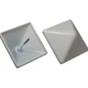 Best Kokille PYRA 94 STOLPEHAT ALUMINIUM HVID 94 X 94 MM