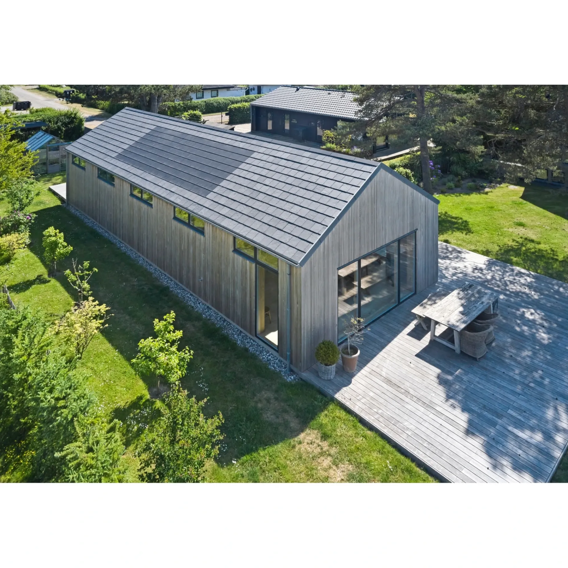 New Komproment KONCEPT ROOF SOLCELLETAG SORT GLAS