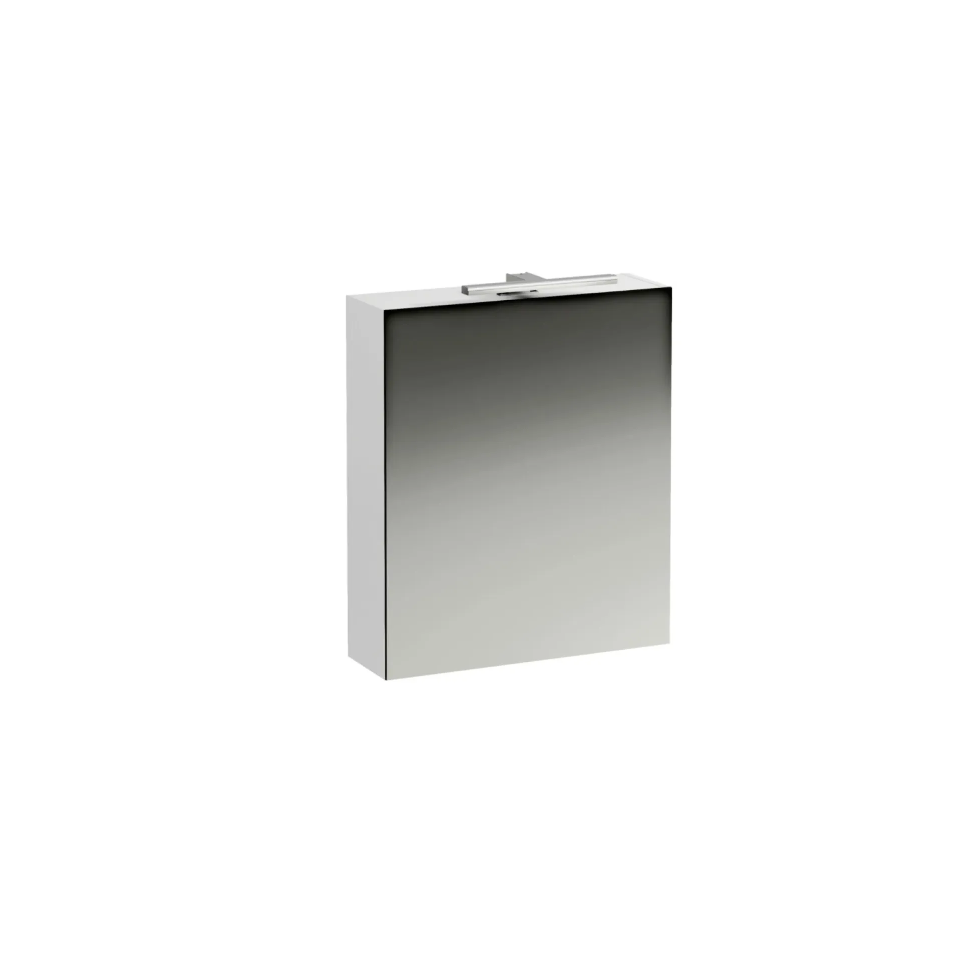 Outlet Laufen BASE SPEJLSKAB HØJREHÆNGT M. LYS OG STRØMUDTAG EU IP 44 HVID 60 X 70 CM