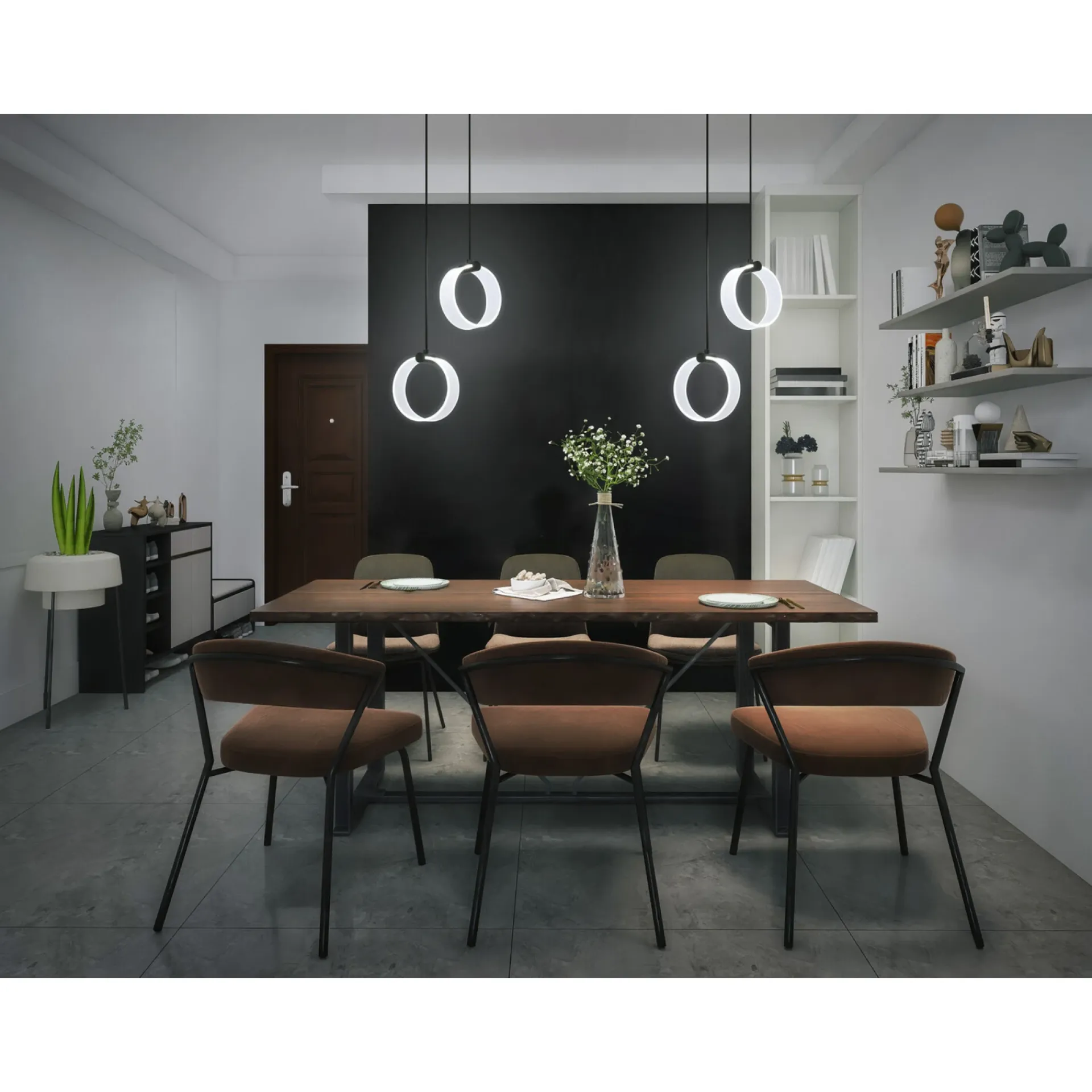 Discount LEDVANCE DECOR CIRCLE PENDEL SORT 22,7 CM