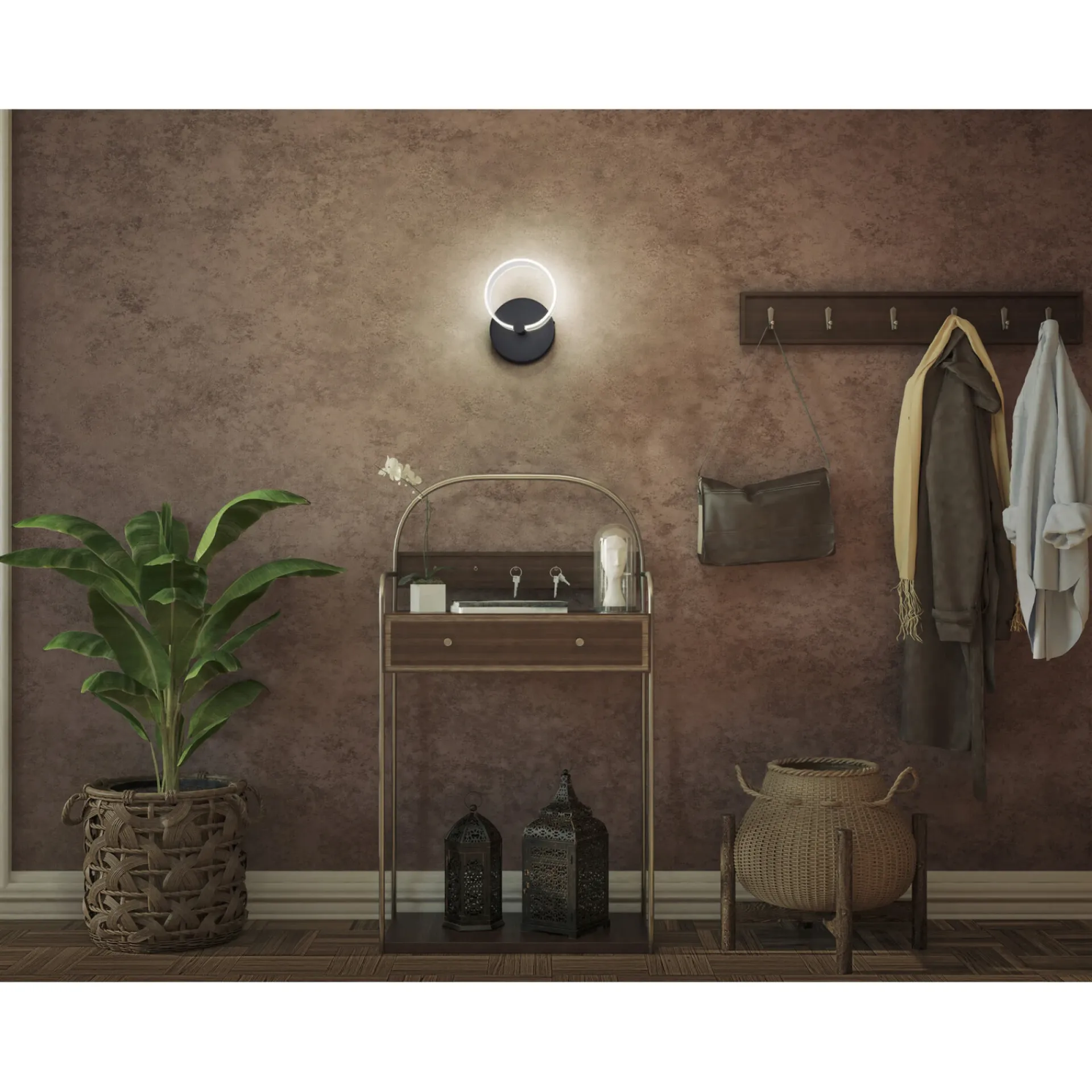 Online LEDVANCE DECOR CIRCLE VÆGLAMPE 8W SORT