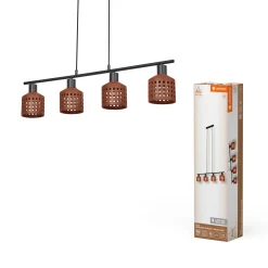 Hot LEDVANCE DECOR CLAY PENDEL BRUN 23,6 CM