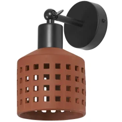 Best LEDVANCE DECOR CLAY VÆGLAMPE BRUN