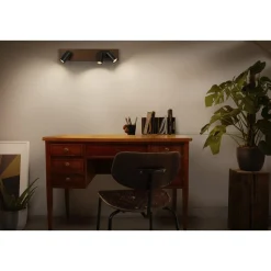 Sale LEDVANCE DECOR MERCURY SPOTLAMPE TRÆ/SORT GU10 10,2W