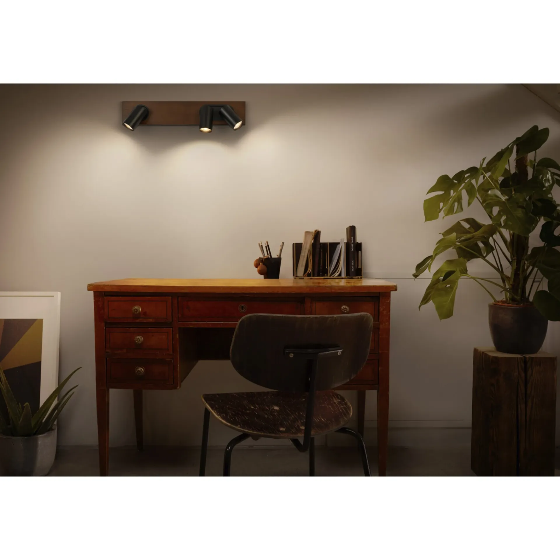 Sale LEDVANCE DECOR MERCURY SPOTLAMPE TRÆ/SORT GU10 10,2W
