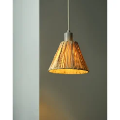 Best LEDVANCE DECOR RAFFIA GULVLAMPE BRUN/GRØN 21,3 CM