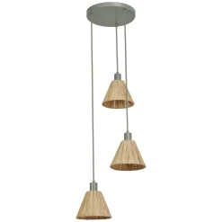 Outlet LEDVANCE DECOR RAFFIA GULVLAMPE BRUN/GRØN 22,8 CM