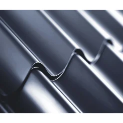 Lindab TOPLINE 40 TAGPLADE SORT POLYESTER