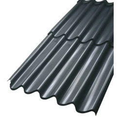 Hot Lindab TOPLINE 107 TAGPLADE SORT POLYESTER