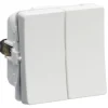 New LK Fuga 1 MODUL KRONE AFBRYDER LYSEGRÅ