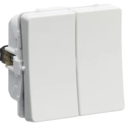New LK Fuga 1 MODUL KRONE AFBRYDER LYSEGRÅ
