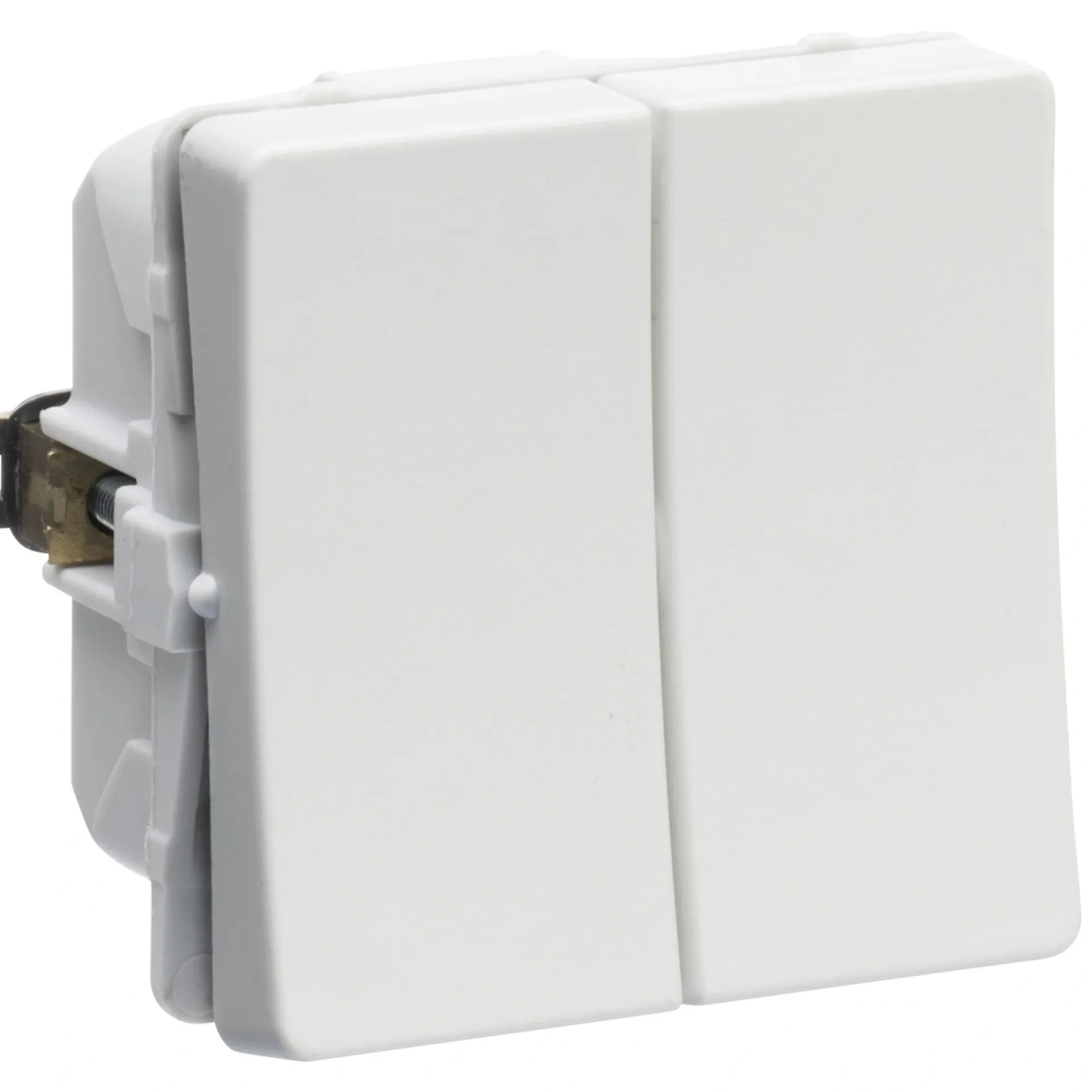 New LK Fuga 1 MODUL KRONE AFBRYDER LYSEGRÅ