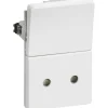 Sale LK Fuga 1,5 MODUL STIKKONTAKT M/AFBRYDER HVID U/JORD
