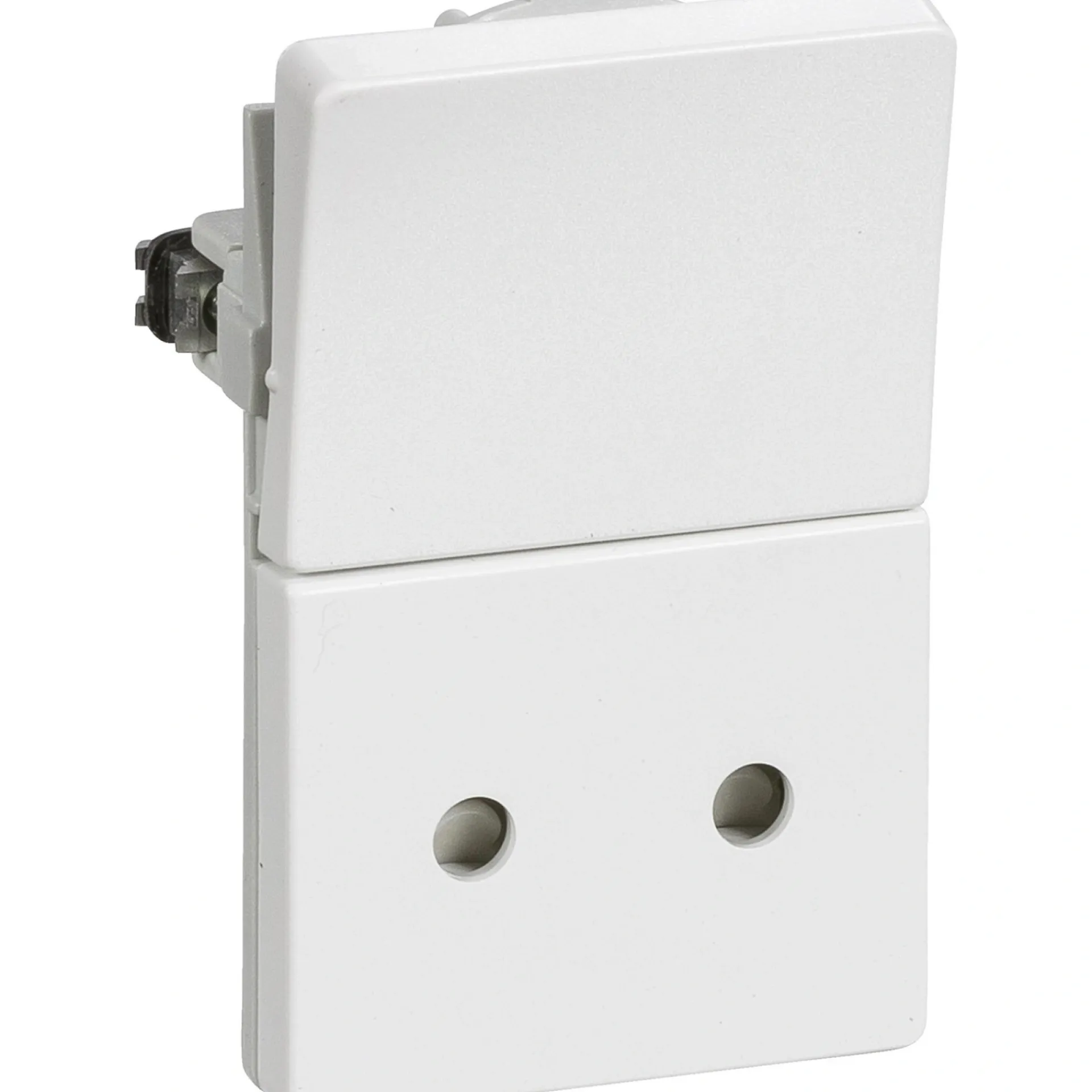 Sale LK Fuga 1,5 MODUL STIKKONTAKT M/AFBRYDER HVID U/JORD