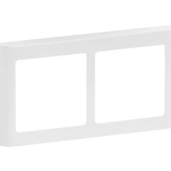 Online LK Fuga SOFT DESIGN 63 RAMME INKL. TEKNISK RAMME HVID 2 X 1 MODUL VANDRET