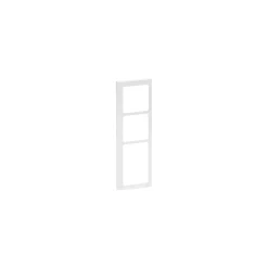 Best LK Fuga SOFT DESIGN 63 RAMME INKL. TEKNISK RAMME HVID 3 1/2 MODUL