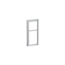 Sale LK Fuga SOFT DESIGN 63 RAMME INKL. TEKNISK RAMME STÅLGRÅ 2 1/2 MODUL