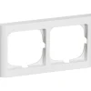Hot LK Fuga SOFTLINE 63 RAMME HVID 2 X 1 MODUL VANDRET