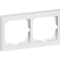 Hot LK Fuga SOFTLINE 63 RAMME HVID 2 X 1 MODUL VANDRET