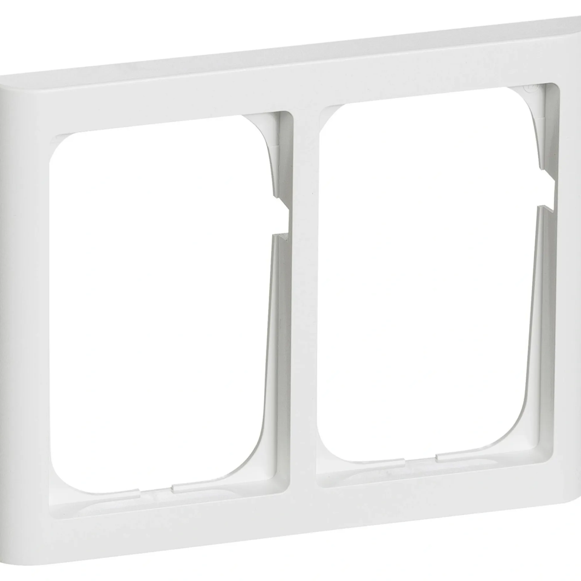 New LK Fuga SOFTLINE 63 RAMME HVID 2 X 1 1/2 MODUL